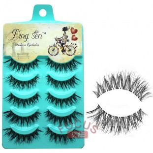 Cílios Cartela Com 5 Pares - Modelo #4