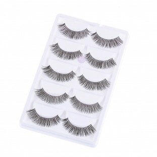 Cílios Cartela Com 5 Pares - Modelo #1