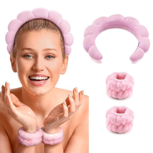 Aria Conjunto De Beleza Com Faixa De Cabeça E Pulseira