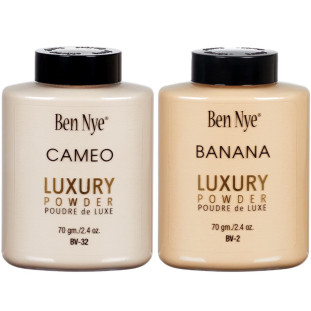 Ben Nye Luxury Powder - Kit Banana + Cameo 70g - Pó Facial