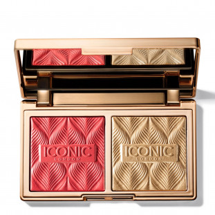 Iconic London Silk Glow Duo Coral Glow