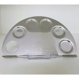 Lâmina e Espátula Para Maquiagem Com Divisórias