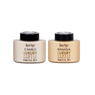 Ben Nye Luxury Powder - Kit Banana + Cameo 35g - Pó Facial
