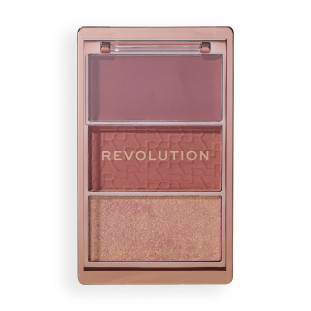 Makeup Revolution Blush Icon Palette Cor Aura Points Rose