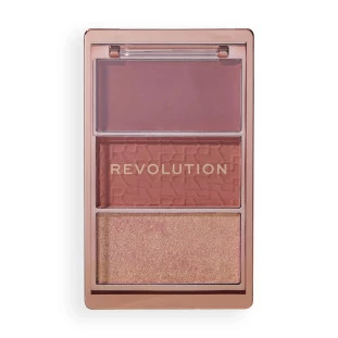Makeup Revolution Blush Icon Palette Cor Aura Points Rose