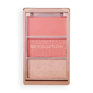 Makeup Revolution Blush Icon Palette Cor Authentic Peach