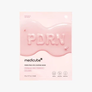 Medicube Pdrn Pink Vita Máscara Facial 1 Unidade
